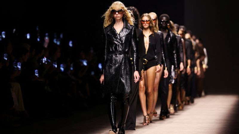 Slinky and sleek: Tom Ford’s much-hyped return to the Milan catwalk ...