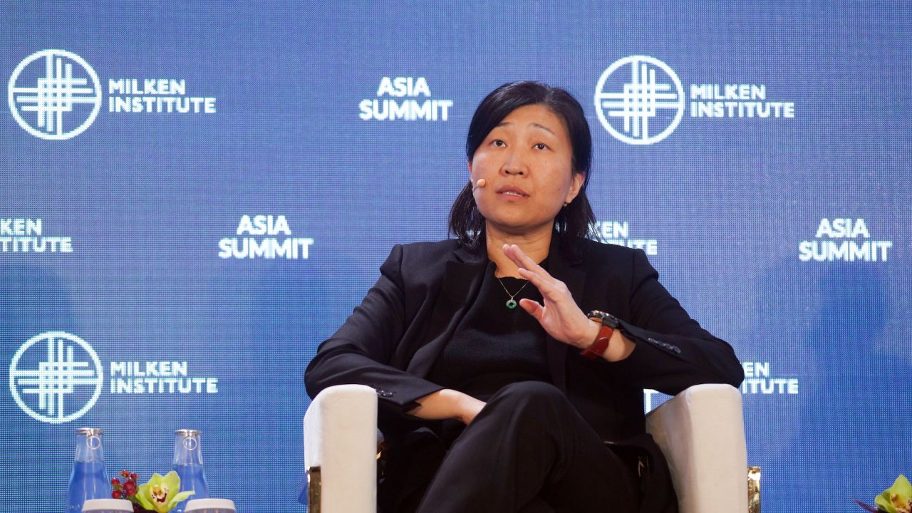 Jenny Lee, managing partner of GGV Capital, at a conference in Singapore in September. Lee will co-lead the Asia side of the business as it becomes its own firm, according to GGV.