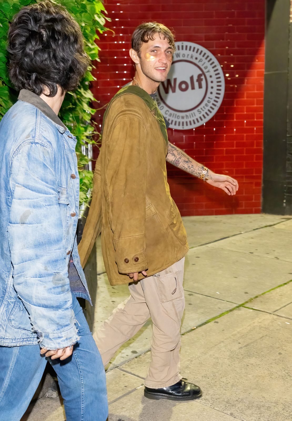 Anwar Hadid is seen arriving to Jesse Jo Stark with Oswald Concert during The Doomed Tour on September 21, 2023 in Philadelphia, Pennsylvania.