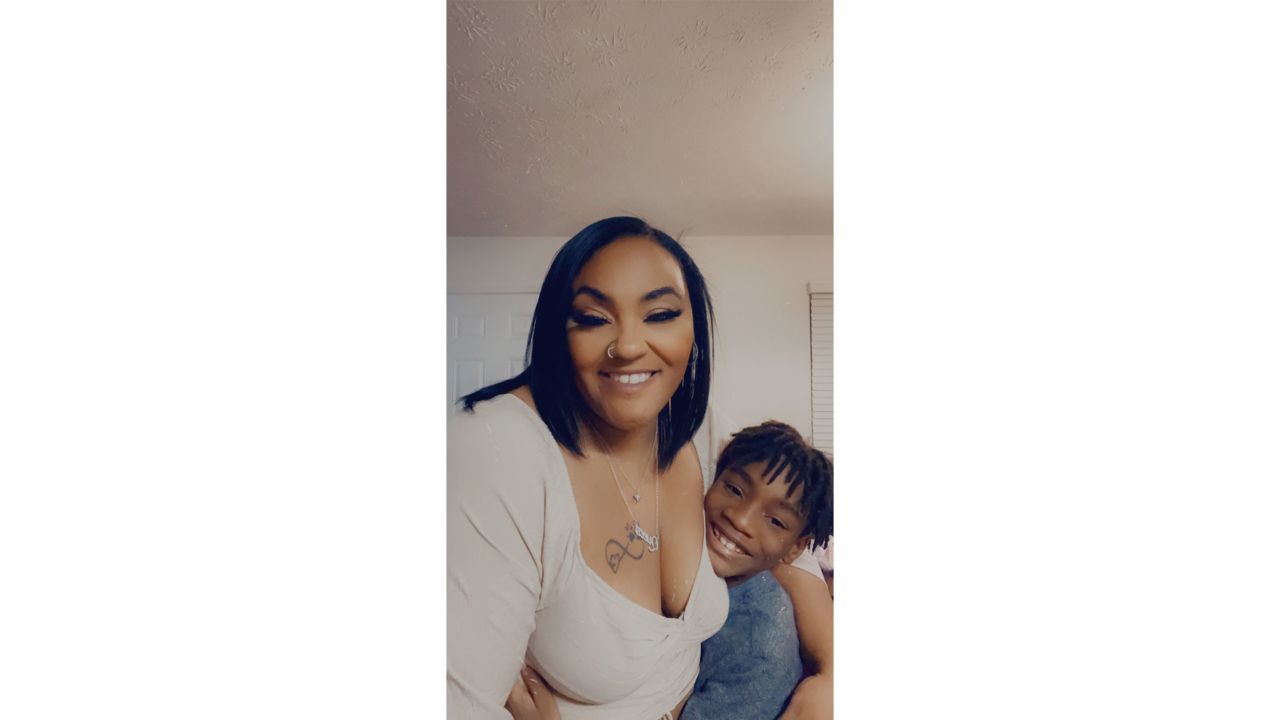 Joy Black and her son, King Javier.