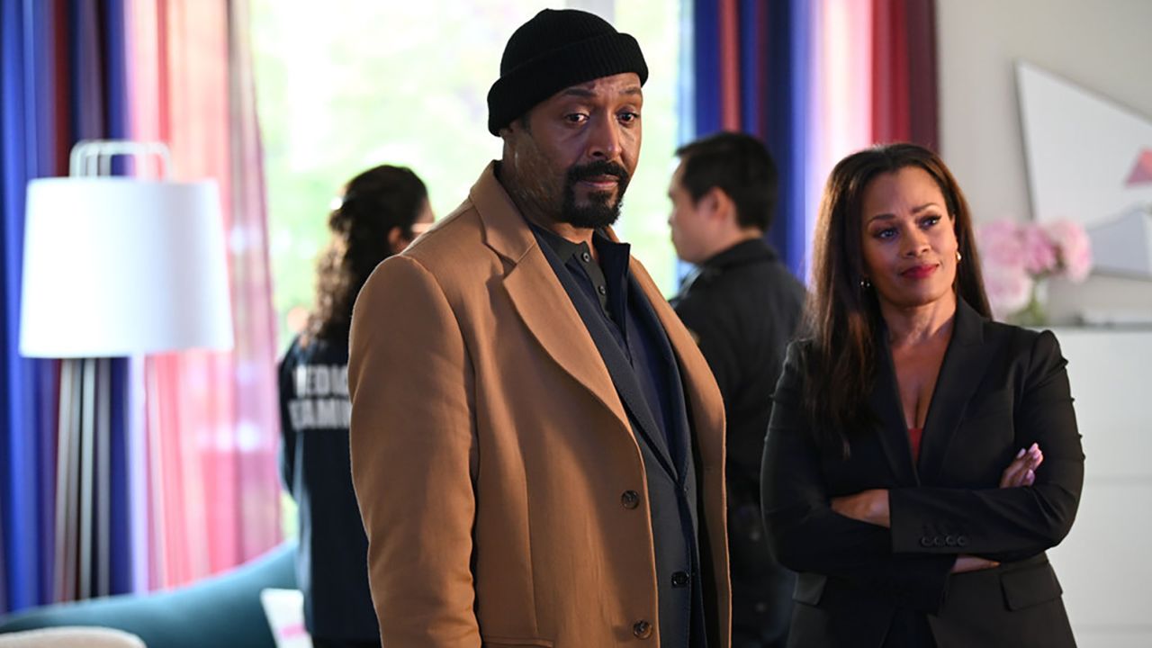 Jesse L. Martin and Maahra Hill solve crimes in "The Irrational."
