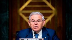 WASHINGTON, DC - APRIL 26: Chairman of the Senate Foreign Relations Committee U.S. Sen. Robert Menendez (D-NJ) speaks during a Senate Foreign Relations Committee hearing on April 26, 2022 in Washington, DC. U.S. Secretary of State Antony Blinken and the defense secretary on Monday committed a total of $713 million in foreign military financing for Ukraine and 15 allied and partner countries. (Photo by Al Drago-Pool/Getty Images)