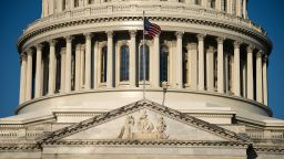 Общ изглед на сградата на Капитолия на САЩ във Вашингтон, окръг Колумбия, във вторник, 19 септември 2023 г.