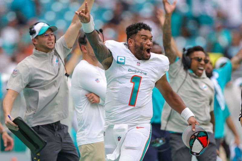 Miami Dolphins score 70 points and take a knee rather than take a shot at NFL scoring mark CNN
