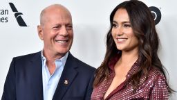 NEW YORK, NEW YORK - OCTOBER 11: Bruce Willis and wife Emma Heming Willis attend the "Motherless Brooklyn" Arrivals during the 57th New York Film Festival on October 11, 2019 in New York City. (Photo by Theo Wargo/Getty Images for Film at Lincoln Center)