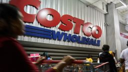 Shoppers outside a Costco store in the Queens borough of New York, US, on Saturday, May 13, 2023. 