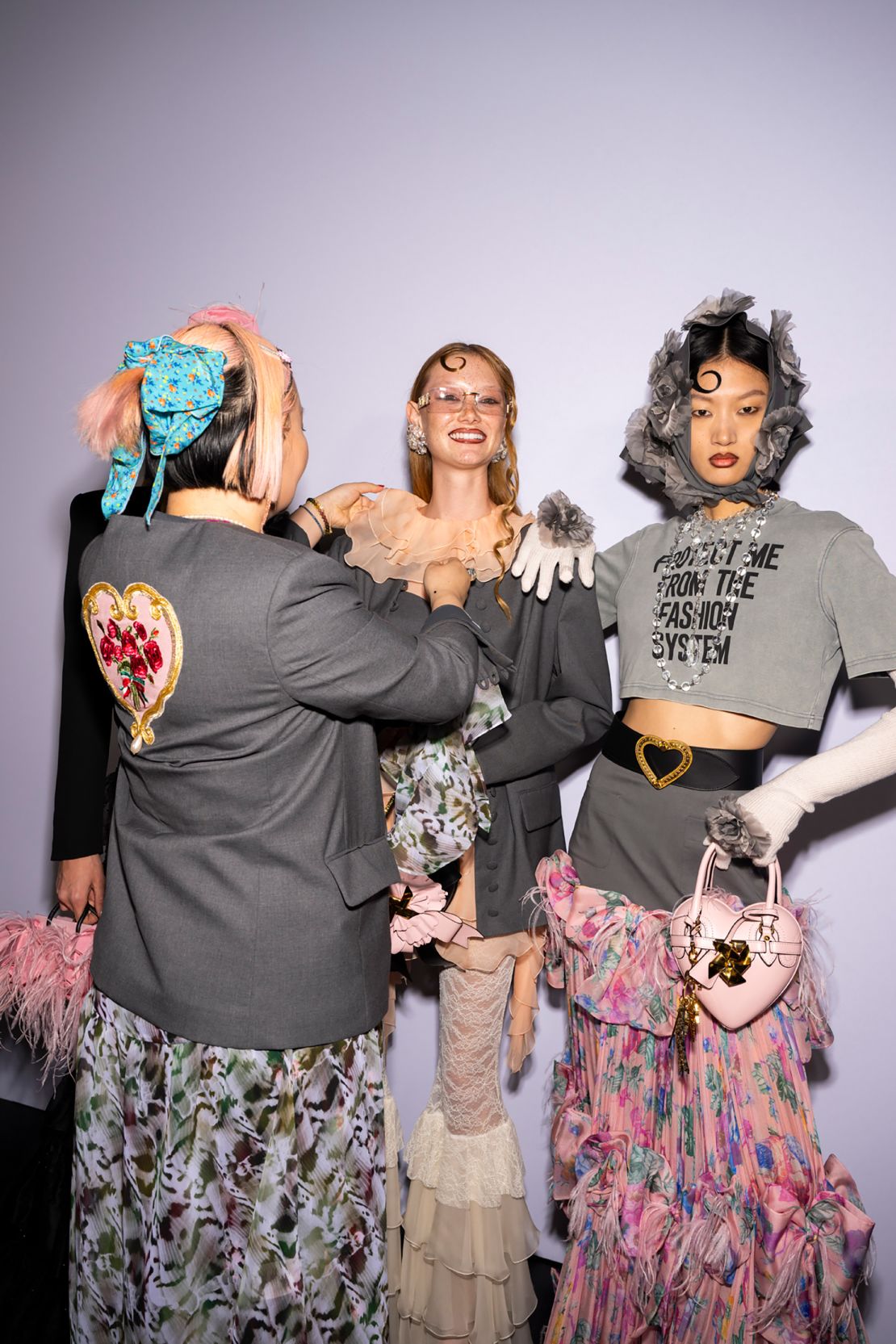 Without creative director Jeremy Scott, the latest Moschino collection was built by a series of stylists.