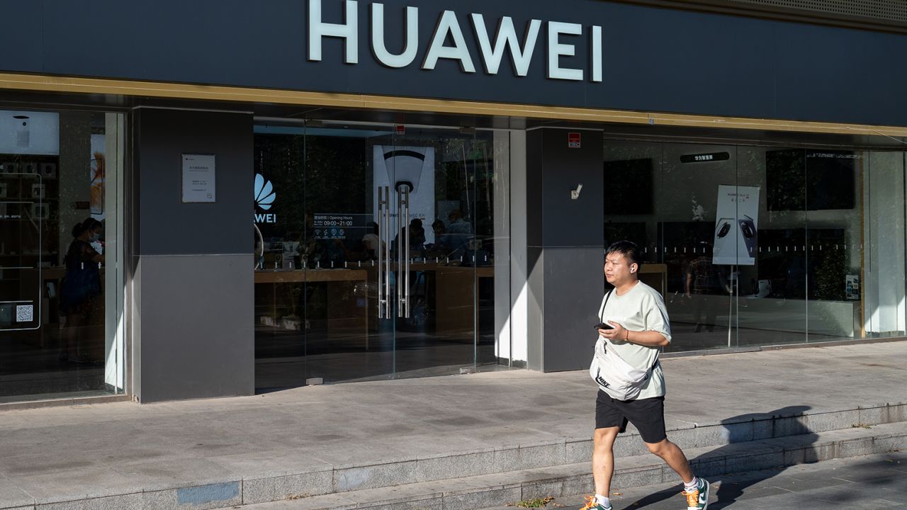A Huawei store in Beijing on September 22, 2023
