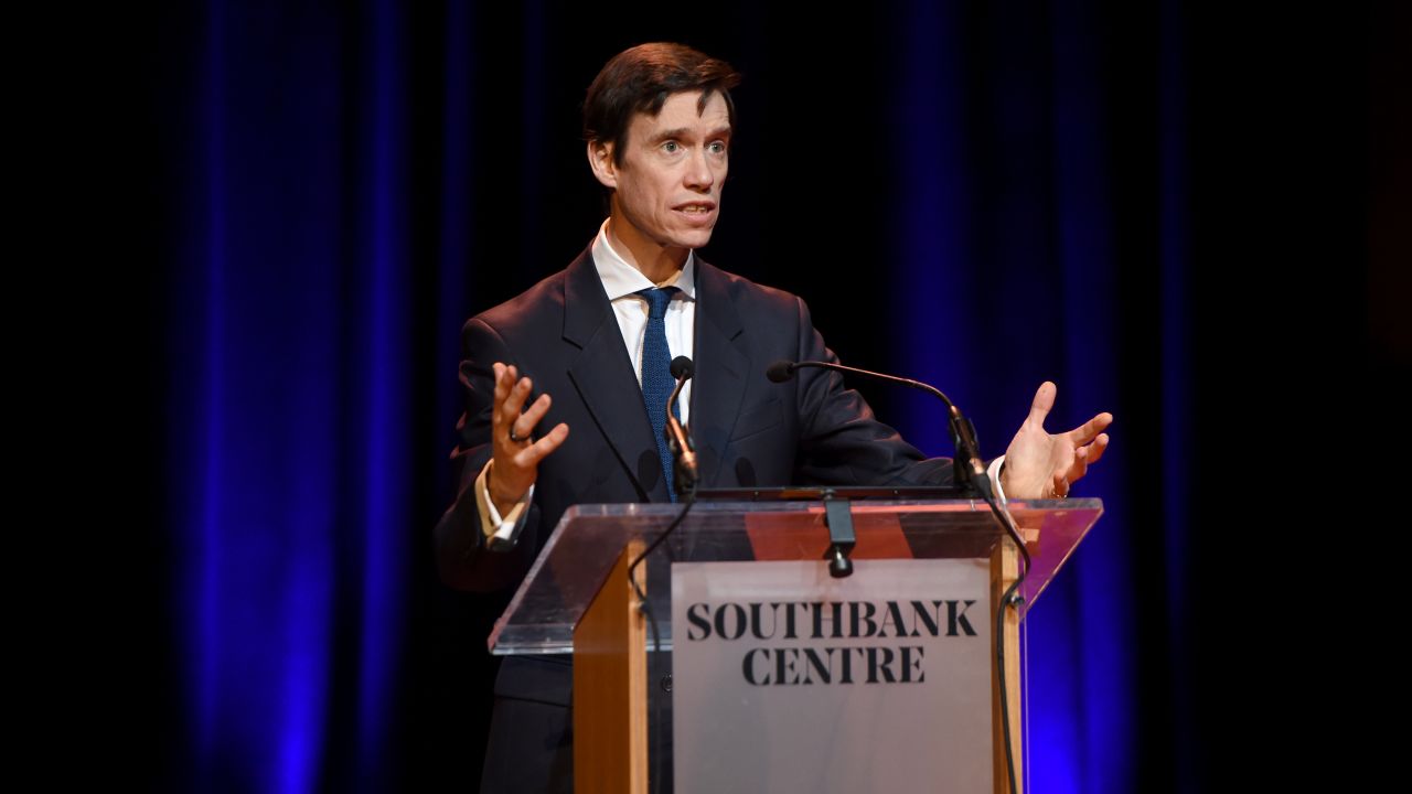 LONDON, ENGLAND - MARCH 06: Independent candidate Rory Stewart speaks at the Mayoral debate during the WOW Women of the World Festival 2020 at Southbank Centre on March 06, 2020 in London, England. (Photo by Kate Green/Getty Images)