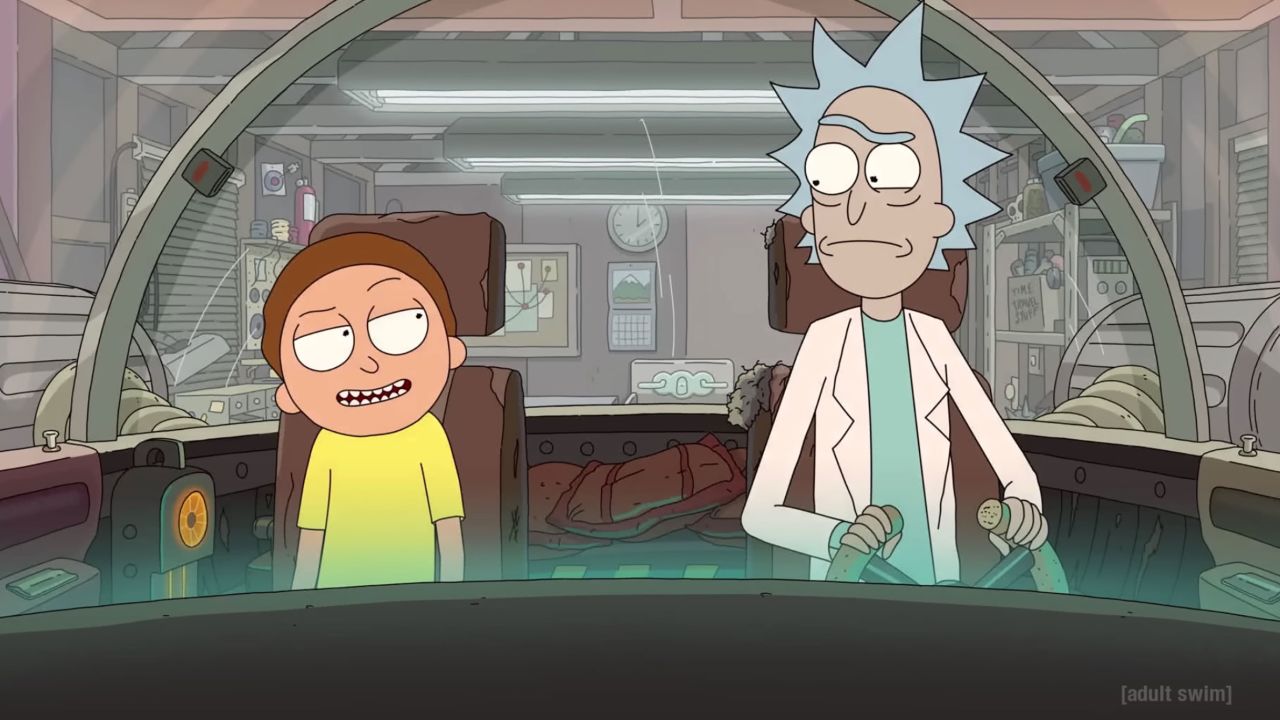 A scene from "Rick & Morty." 