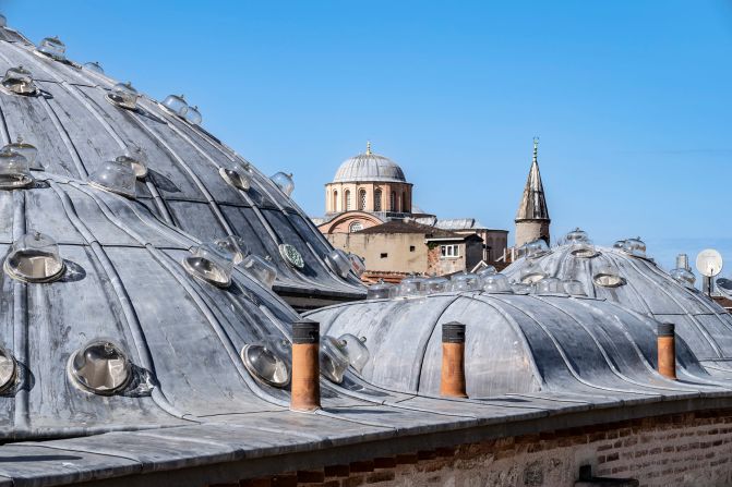 <strong>High standards: </strong>How the roof domes look after refurbishments.