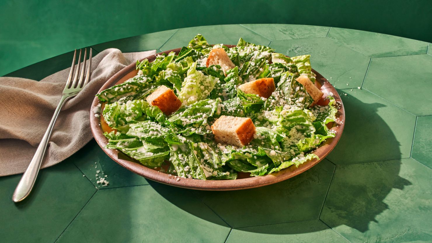 Panera's new "Roman Empire" menu, inspired by TikTok, includes a Caesar salad.