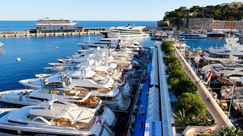 Monte Carlo, Monaco - September 26, 2023: 3rd Monaco Smart & Sustainable Marina Rendezvous and Monaco Yacht Show Atmosphere. Mandoga Media Germany Photo by: MANDOGA MEDIA/picture-alliance/dpa/AP Images