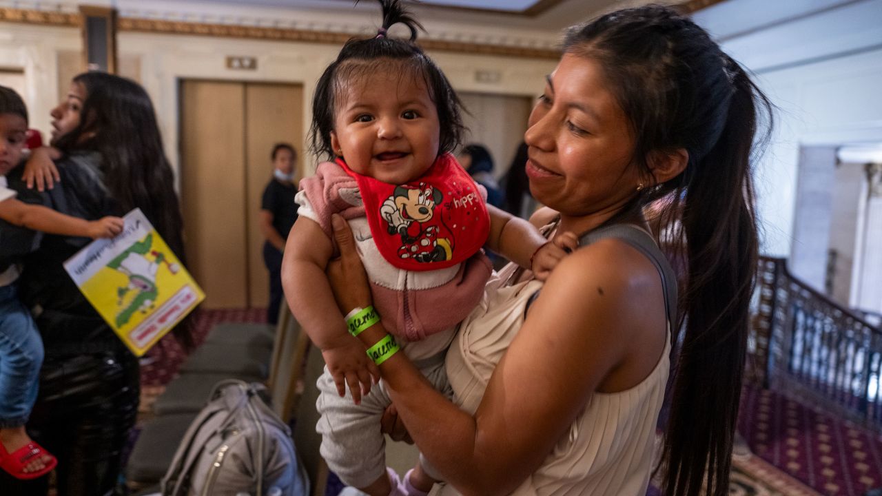 Leidi Caeza left Ecuador with her baby, Mia, to escape the threat of violence.