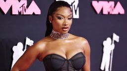 NEWARK, NEW JERSEY - SEPTEMBER 12: Megan Thee Stallion attends the 2023 MTV Video Music Awards at the at Prudential Center on September 12, 2023 in Newark, New Jersey. (Photo by Jamie McCarthy/WireImage)