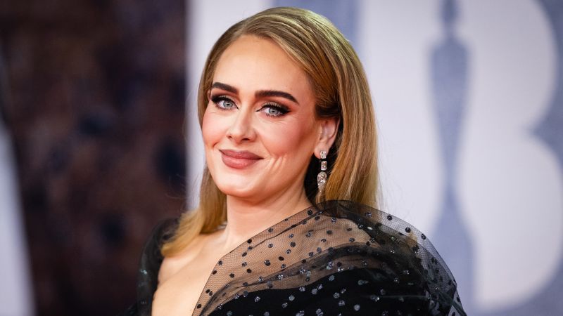 NextImg:Adele once again stirs speculation she's married | CNN