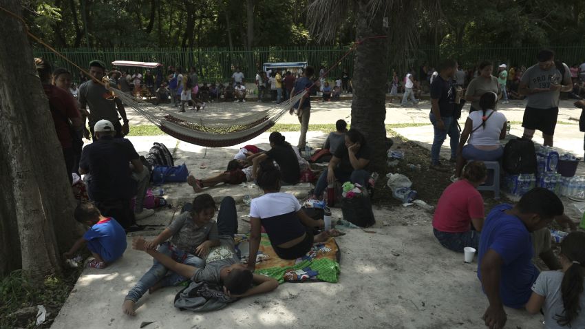 Migrants hoping to receive official documentation are waiting in Tapachula, Southern Mexico. Photo: David von Blohn/ CNN