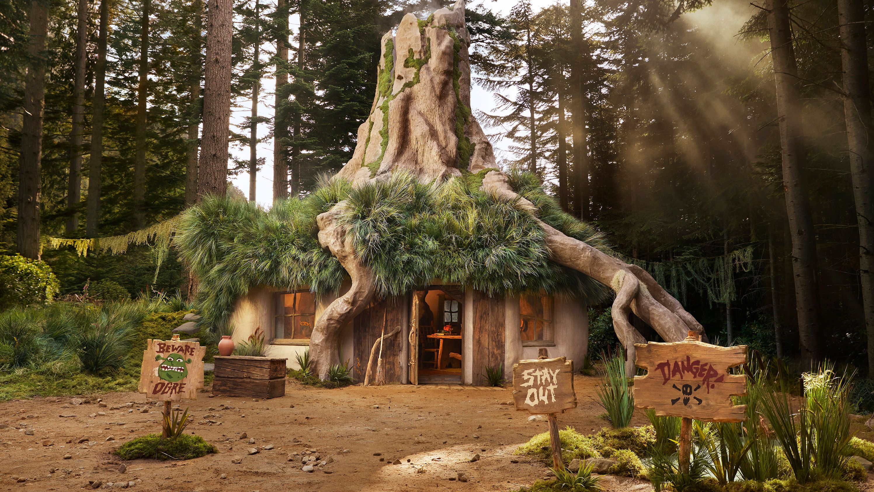 Shrek's 'swamp' is now available to rent on Airbnb