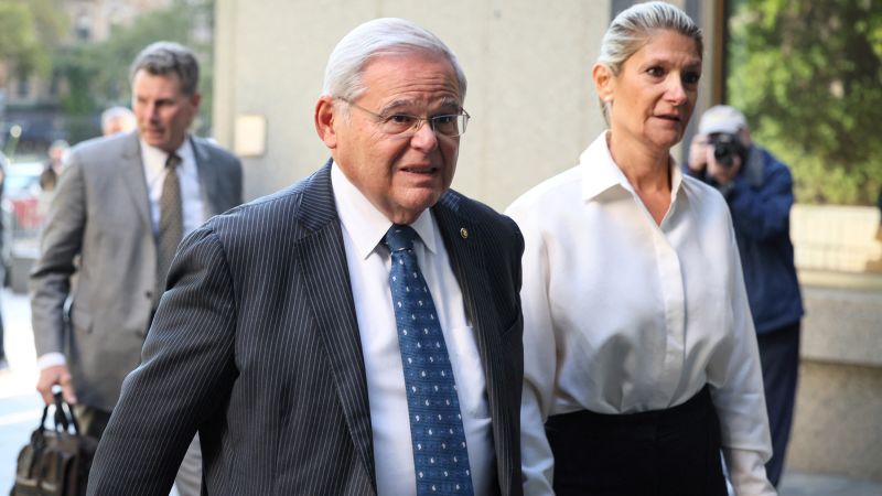 NextImg:Judge sets May 6 trial date in bribery case against Sen. Menendez | CNN Politics