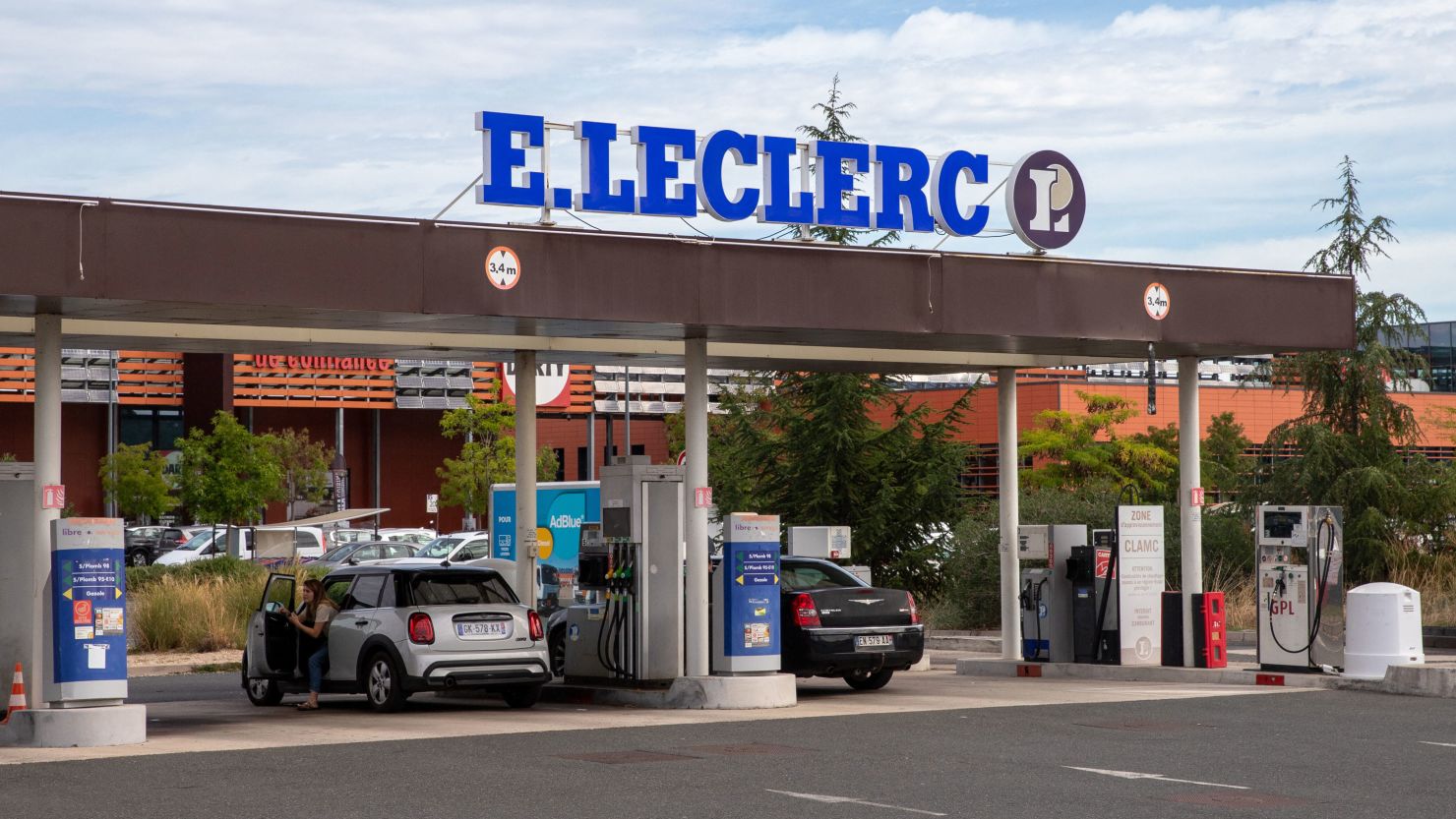 An E. Leclerc gas station in Albi, France, seen on September 21