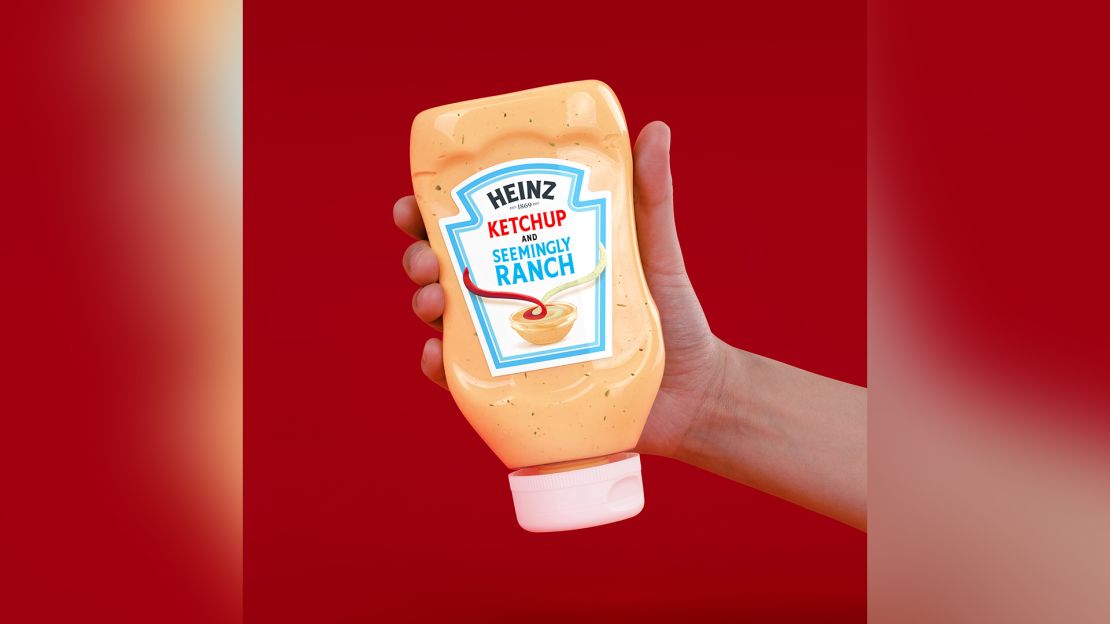 Heinz is releasing a condiment, 'Ketchup and Seemingly Ranch', in honor of Taylor Swift and Travis Kelce.
