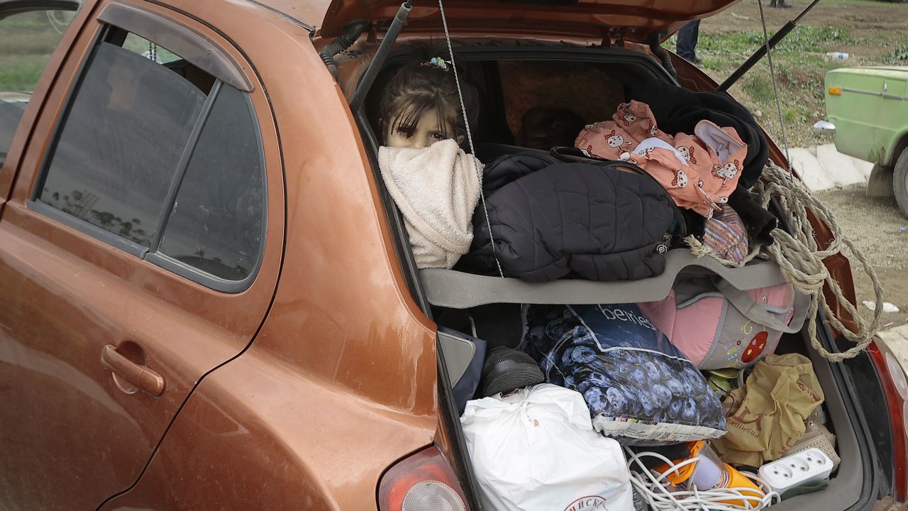 Thousands of residents have stuffed what could fit into their cars and fled to Armenia.