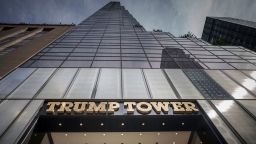 16 September 2023, USA, New York: The Trump Tower on 5th Avenue in Manhattan. Photo by: Michael Kappeler/picture-alliance/dpa/AP Images