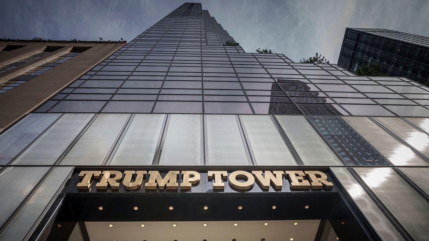 The Trump Tower on 5th Avenue in Manhattan.