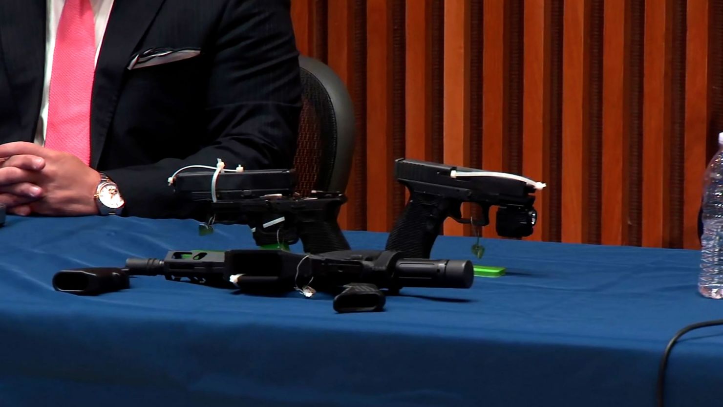 Three people, including two minors, were arrested after multiple 3D-printed firearms were found inside an East Harlem day care, police said. 