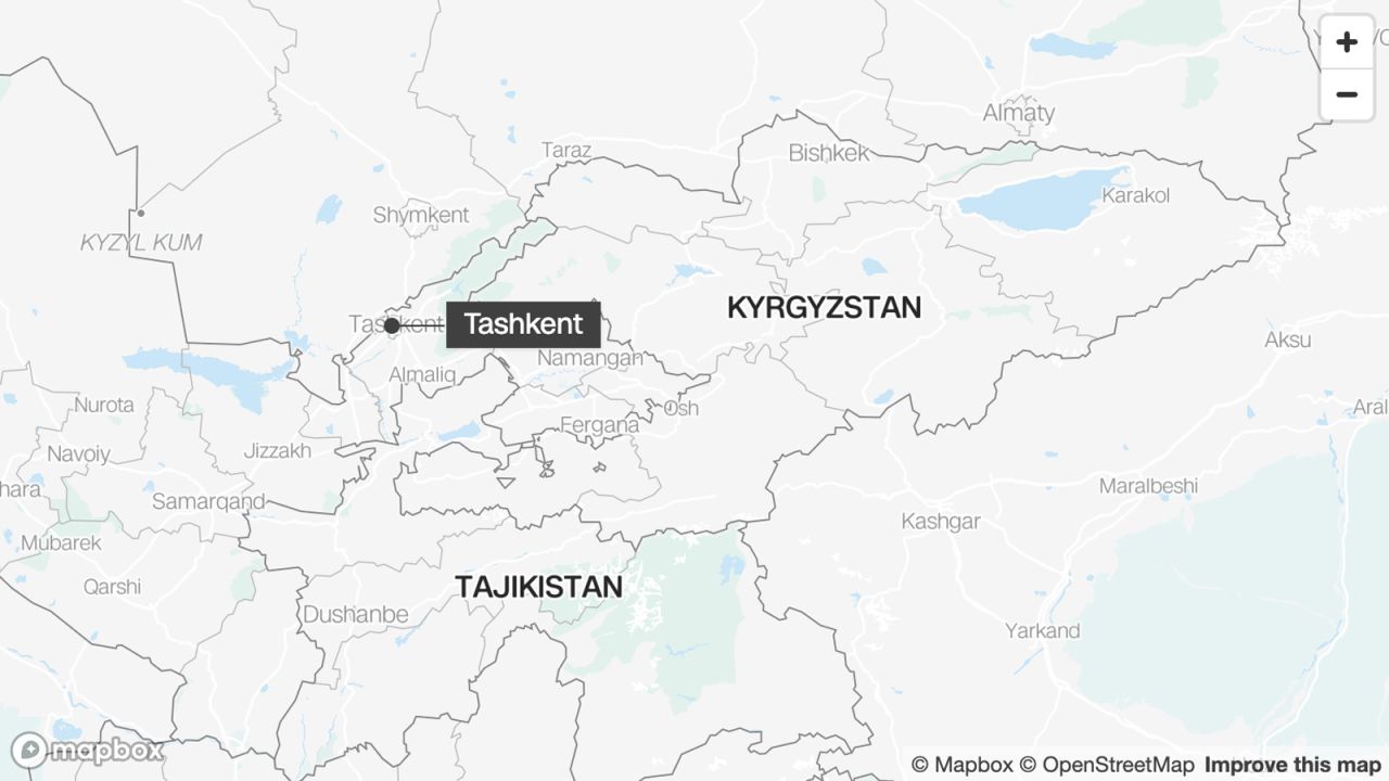 The blast happened at a warehouse close to Tashkent's airport, according to Reuters. 