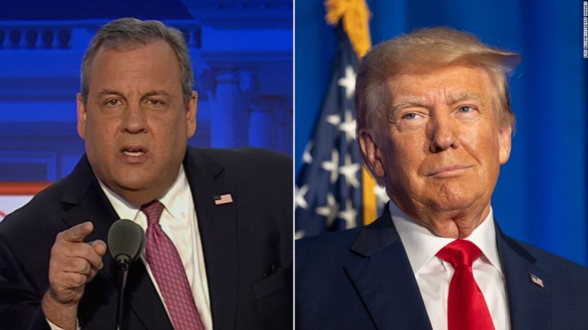 christie pointing/trump split fox buisness debate