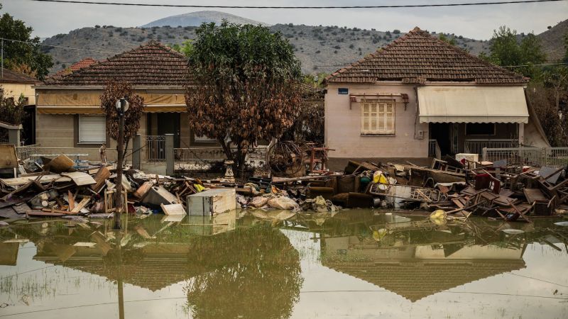 Greece hit by several months of rain in a day, just weeks after storm killed 17 | CNN