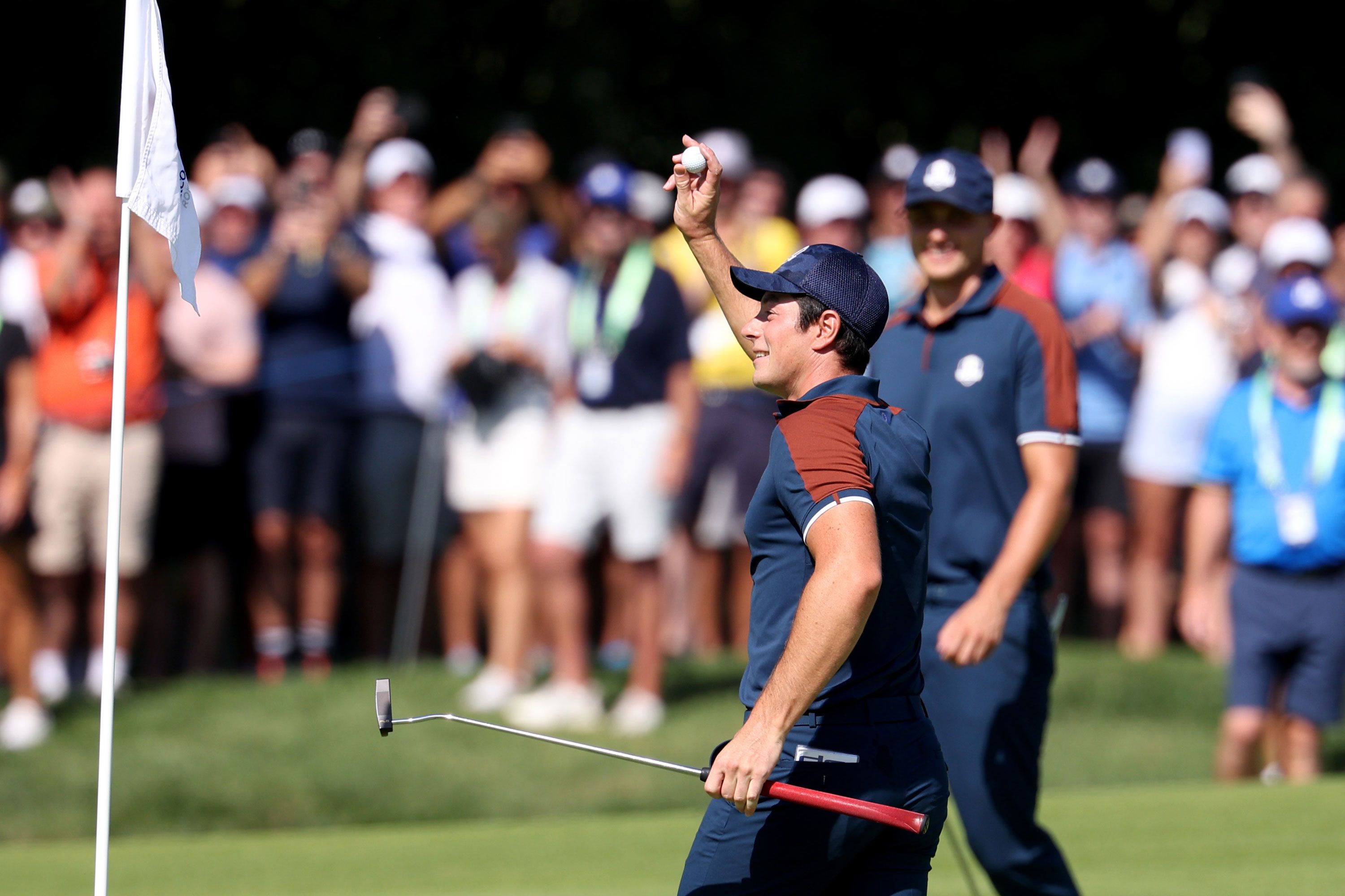 WATCH: Viktor Hovland Makes Ace on Par Four in Ryder Cup Practise Round