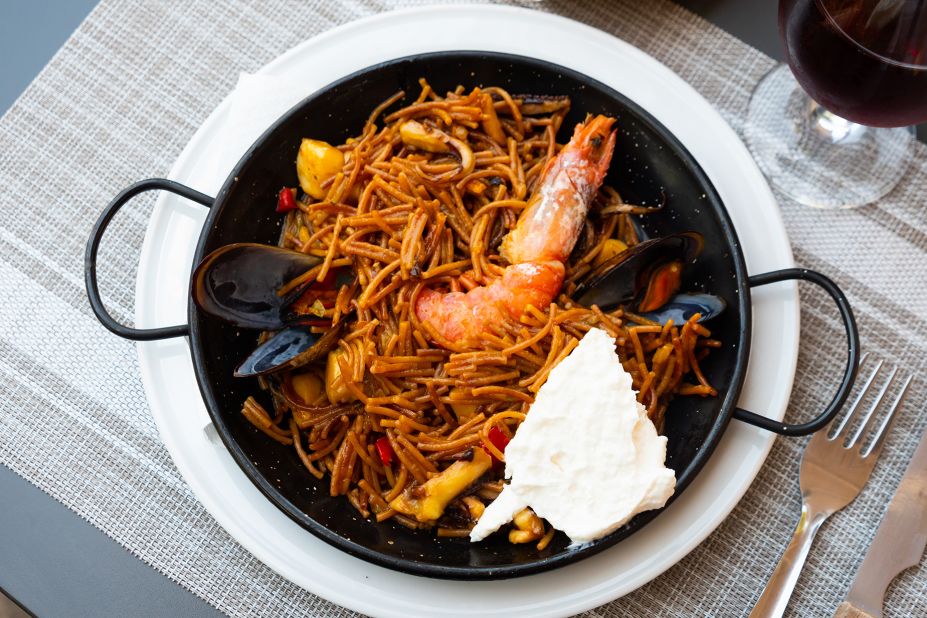 <strong>Fideuà: </strong>This is a Spanish pasta similar to vermicelli. It's popular in Catalonia and Valencia in seafood dishes that rival paella for their taste and intricacy.