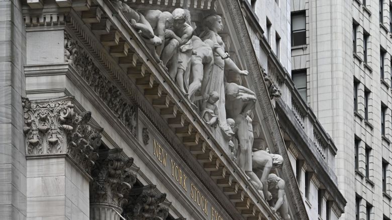 The New York Stock Exchange (NYSE) on Wall Street on September 27, 2023 in New York City.