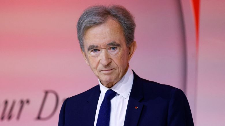 World's top luxury group LVMH head Bernard Arnault attends the LVMH Innovation Awards on the sidelines of the Vivatech technology startups and innovation fair in Paris, on June 15, 2023.
