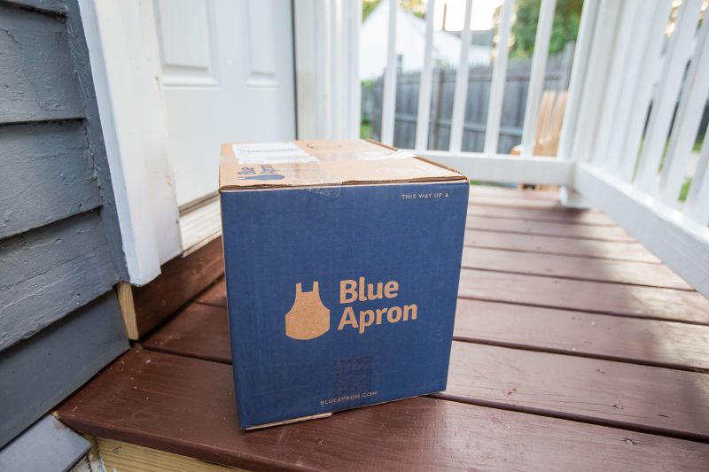 Blue Apron stock surges 130 on news it is being sold CNN Business