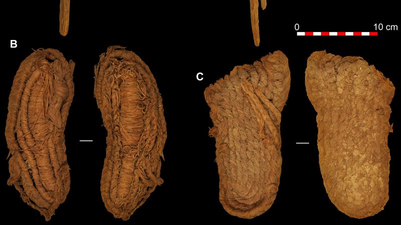 Тези 6000-годишни сандали, намерени в испанска пещера, са най-старите обувки в Европа