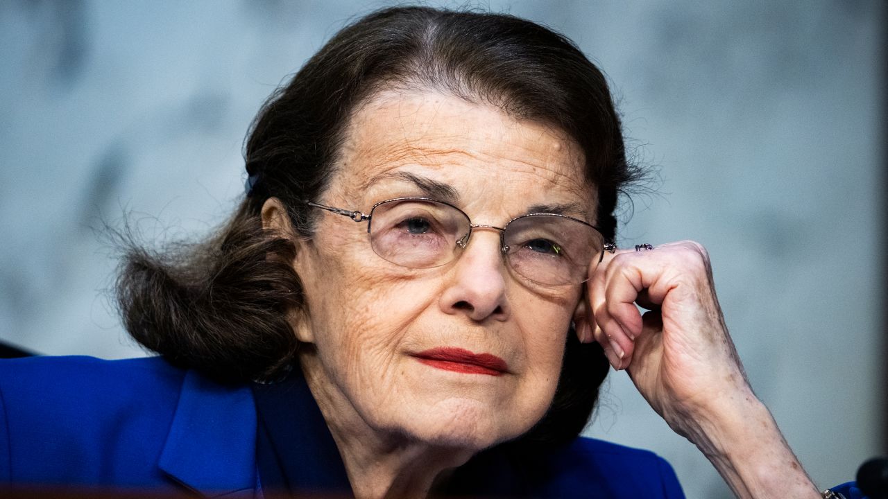 Sen. Dianne Feinstein, D-Calif., listens to Peiter Mudge Zatko, former head of security at Twitter, testify during the Senate Judiciary Committee hearing titled Data Security at Risk: Testimony from a Twitter Whistleblower, in Hart Building Tuesday, September 13, 2022. 