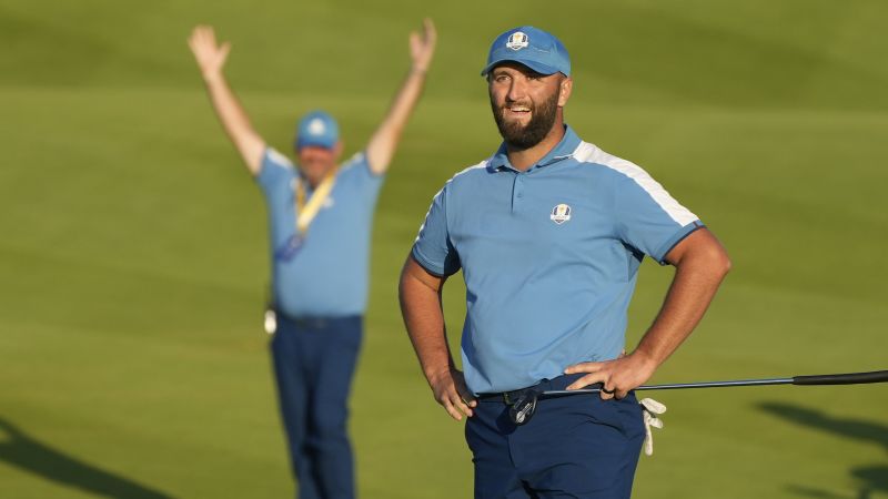 Ryder Cup: Europe conjure late magic to prevent US from winning a single match and take dominant day one lead