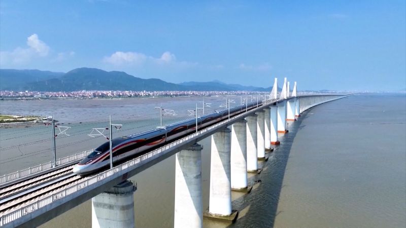 China Debuts Its First Overwater High-speed Train | CNN