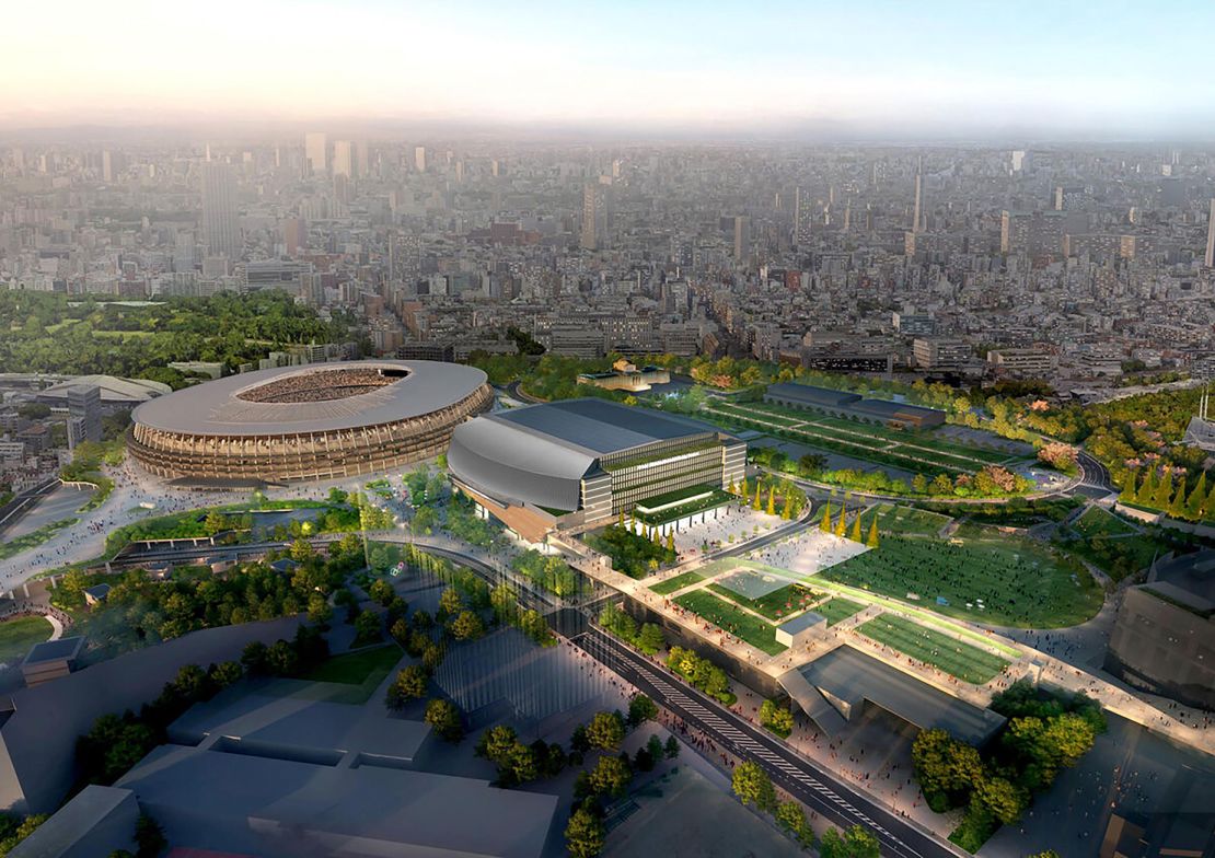 The proposed rugby stadium, the design of which remains subject to change, is depicted in a digital rendering.