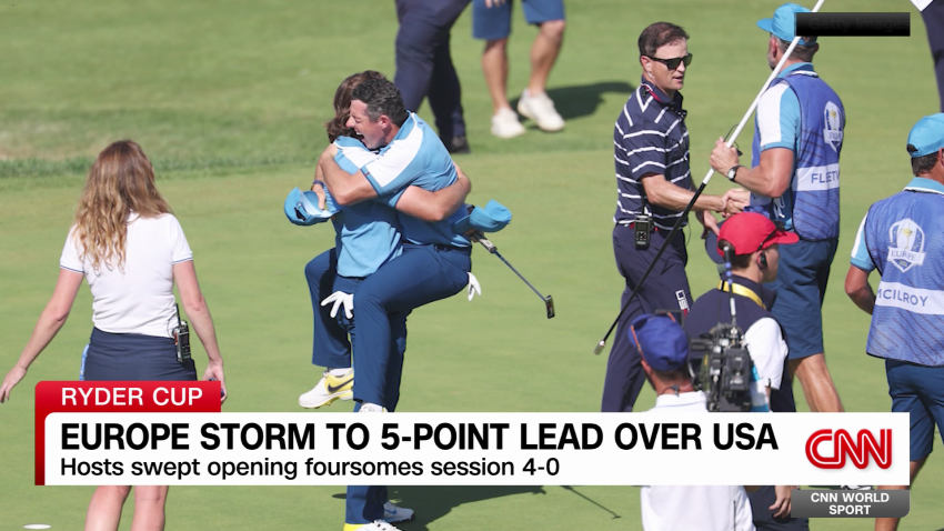 Europe Storm To 5 Point Lead Over Usa At Ryder Cup Cnn 