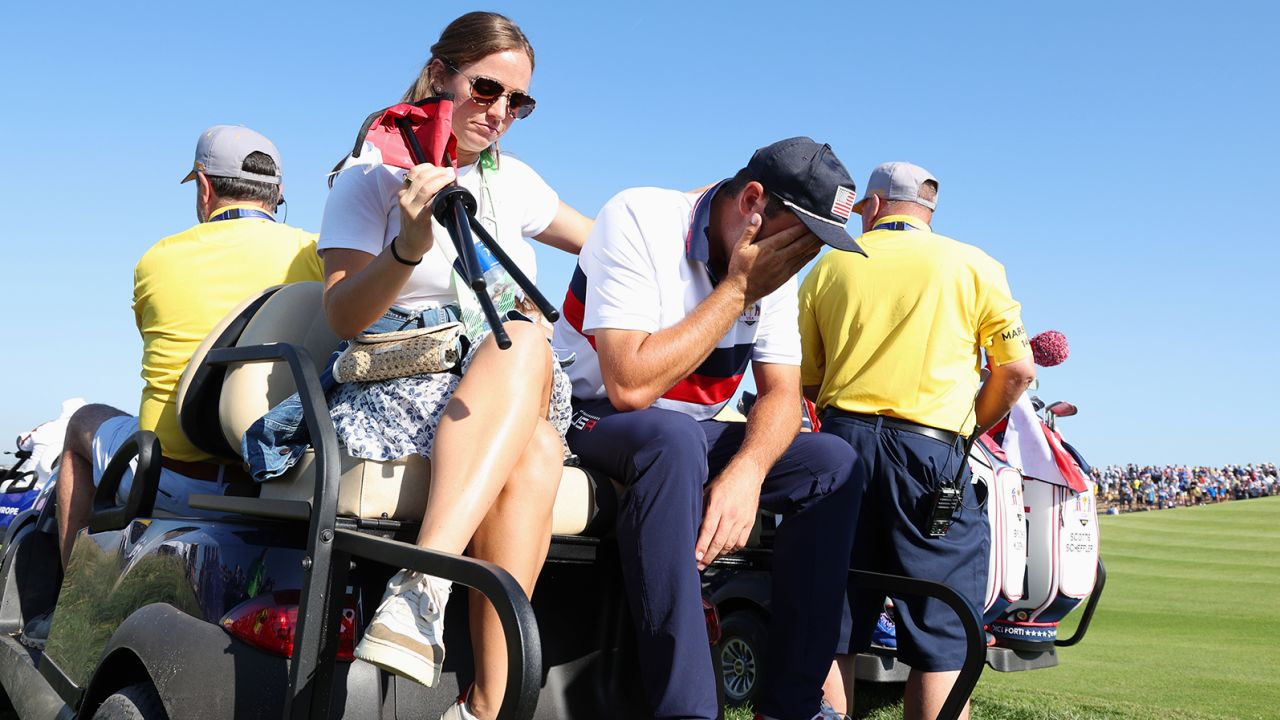 Scottie Scheffler in tears after record Ryder Cup loss, as Europe