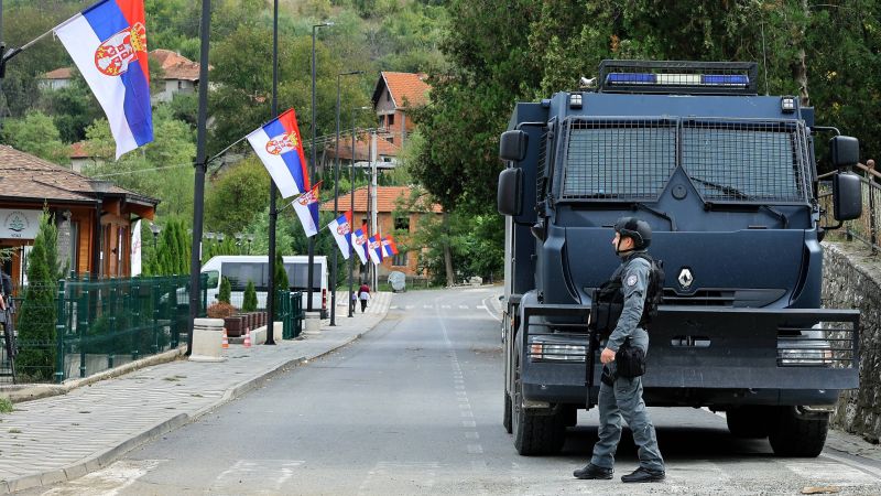 NextImg:The US is warning of a big build-up of Serbian troops on the Kosovo border. Here's why tensions are high | CNN