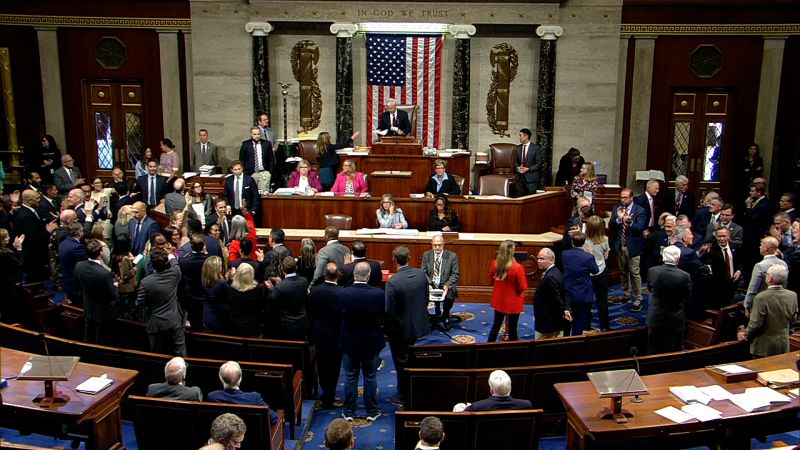 See Moment House Passes Short-term Spending Bill | CNN Politics