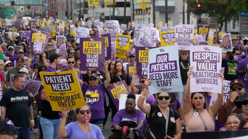 75,000 Kaiser Permanente health care workers may go on strike, in demonstration that the industry is in crisis