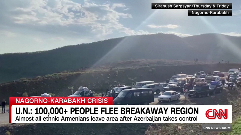 U.N.: More Than 100,000 Have Fled Nagorno-Karabakh | CNN