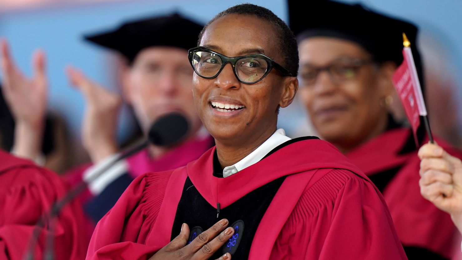 Claudine Gay was inaugurated Friday as Harvard University's first Black president.