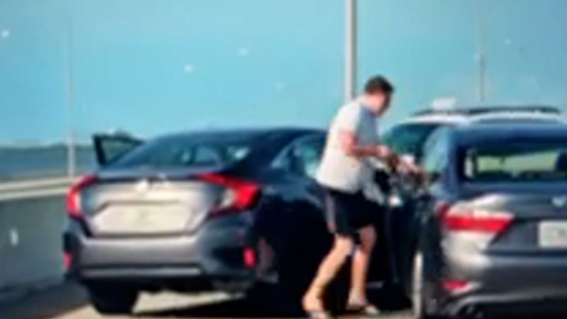 Video appears to show man getting stabbed in his car